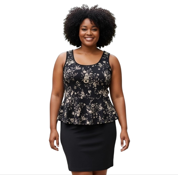 fashion gold Dresses & Skirts - Fashion Gold peplum floral dress